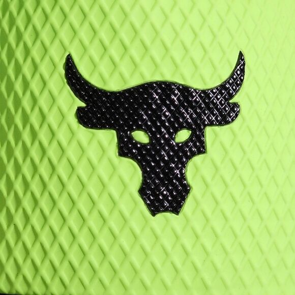 Under Armour UA Project Rock Slides 2.0 Volt Green Black Michelin Gripper 13 New